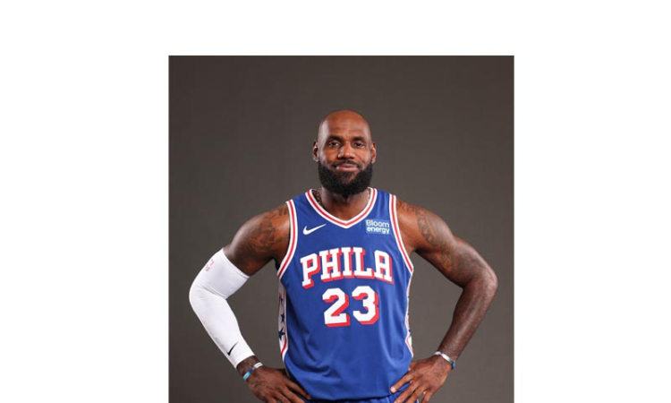 LeBron James, no ID required, debuts in Philly duds